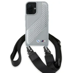 Kup Etui BMW BMHCP16S23PSCCG Apple iPhone 16 hardcase M Edition Carbon Stripe & Strap šedý/grey - BMW754 - {ean13} - Sklep Home Screen