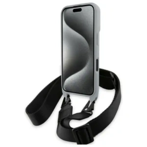 Buy BMW BMHCP16S23PSCCG Apple iPhone 16 hardcase M Edition Carbon Stripe & Strap grey - BMW754 - {ean13} - Home Screen Store Europe