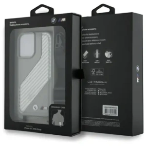 Kup Etui BMW BMHCP16S23PSCCG Apple iPhone 16 hardcase M Edition Carbon Stripe & Strap šedý/grey - BMW754 - {ean13} - Sklep Home Screen