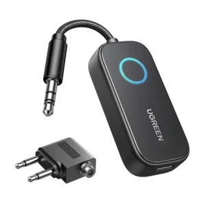 Kup UGREEN CM671 Bluetooth 5.2 Empfänger/Transmitter Buchse 3.5mm, 300mAh + Flugzeugadapter - UGR5593 - {ean13} - Sklep Home Screen