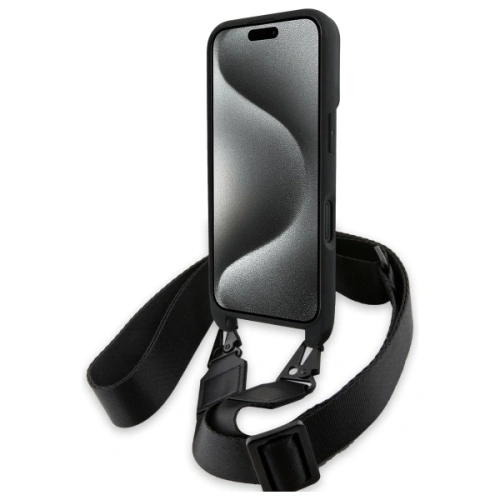 Kup BMW BMHCP16S23PSCCK Apple iPhone 16 Hardcase M Edition Carbon Stripe & Strap schwarz - BMW755 - {ean13} - Sklep Home Screen