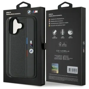 Kup Etui BMW BMHCP16S23PUPVA Apple iPhone 16 hardcase M Pro perforované trojbarevné detailní linie antracit/antracit - BMW756 - {ean13} - Sklep Home Screen