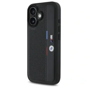 Kup Etui BMW BMHCP16S23PUPVK Apple iPhone 16 hardcase M Perforated Tricolor Detail Line černý/black - BMW757 - {ean13} - Sklep Home Screen