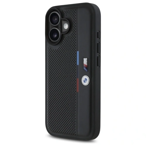 Kup BMW BMHCP16S23PUPVK Apple iPhone 16 Hardcase M Perforierte Tricolor Detaillinie schwarz - BMW757 - {ean13} - Sklep Home Screen