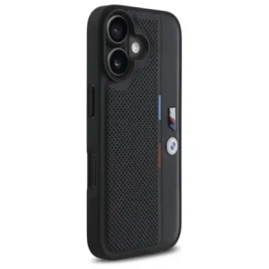 Kup Etui BMW BMHCP16S23PUPVK Apple iPhone 16 hardcase M Perforated Tricolor Detail Line černý/black - BMW757 - {ean13} - Sklep Home Screen