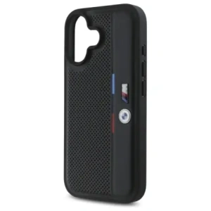 Kup Etui BMW BMHCP16S23PUPVK Apple iPhone 16 hardcase M Perforated Tricolor Detail Line černý/black - BMW757 - {ean13} - Sklep Home Screen