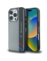 BMW BMHCP16X23HTFEG Apple iPhone 16 Pro Max Hartschale Motorsport IML Vertikale Streifen grau