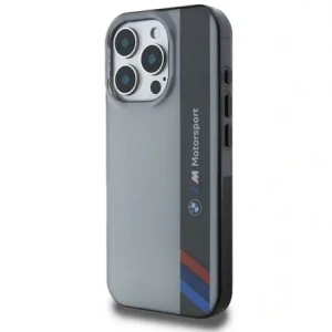 Kup BMW BMHCP16X23HTFEG Apple iPhone 16 Pro Max hardcase Motorsport IML Vertical Stripe gri - BMW758 - {ean13} - Sklep Home Screen