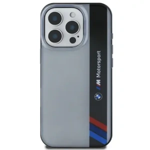 Kup Etui BMW BMHCP16X23HTFEG Apple iPhone 16 Pro Max hardcase Motorsport IML Vertical Stripe szary/grey - BMW758 - {ean13} - Sklep Home Screen