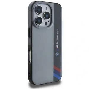 Kup Etui BMW BMHCP16X23HTFEG Apple iPhone 16 Pro Max hardcase Motorsport IML Vertical Stripe šedý/grey - BMW758 - {ean13} - Sklep Home Screen