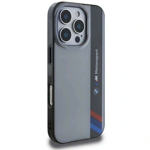 Kup Etui BMW BMHCP16X23HTFEG Apple iPhone 16 Pro Max hardcase Motorsport IML Vertical Stripe šedý/grey - BMW758 - {ean13} - Sklep Home Screen
