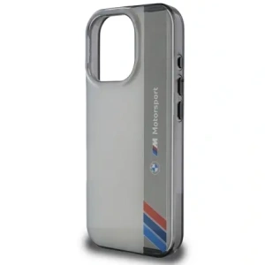 Kup Etui BMW BMHCP16X23HTFEG Apple iPhone 16 Pro Max hardcase Motorsport IML Vertical Stripe szary/grey - BMW758 - {ean13} - Sklep Home Screen
