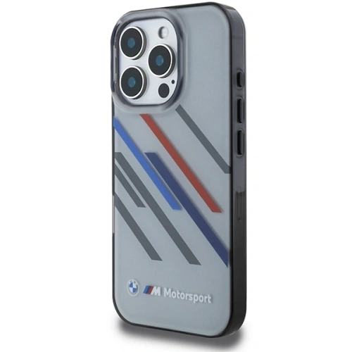 Kup BMW BMHCP16X23HTRAG Apple iPhone 16 Pro Max keménytok Motorsport IML Véletlenszerű Csíkok szürke - BMW759 - {ean13} - Sklep Home Screen