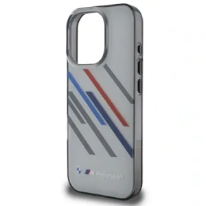 Kup Etui BMW BMHCP16X23HTRAG Apple iPhone 16 Pro Max hardcase Motorsport IML Random Stripes šedý/grey - BMW759 - {ean13} - Sklep Home Screen