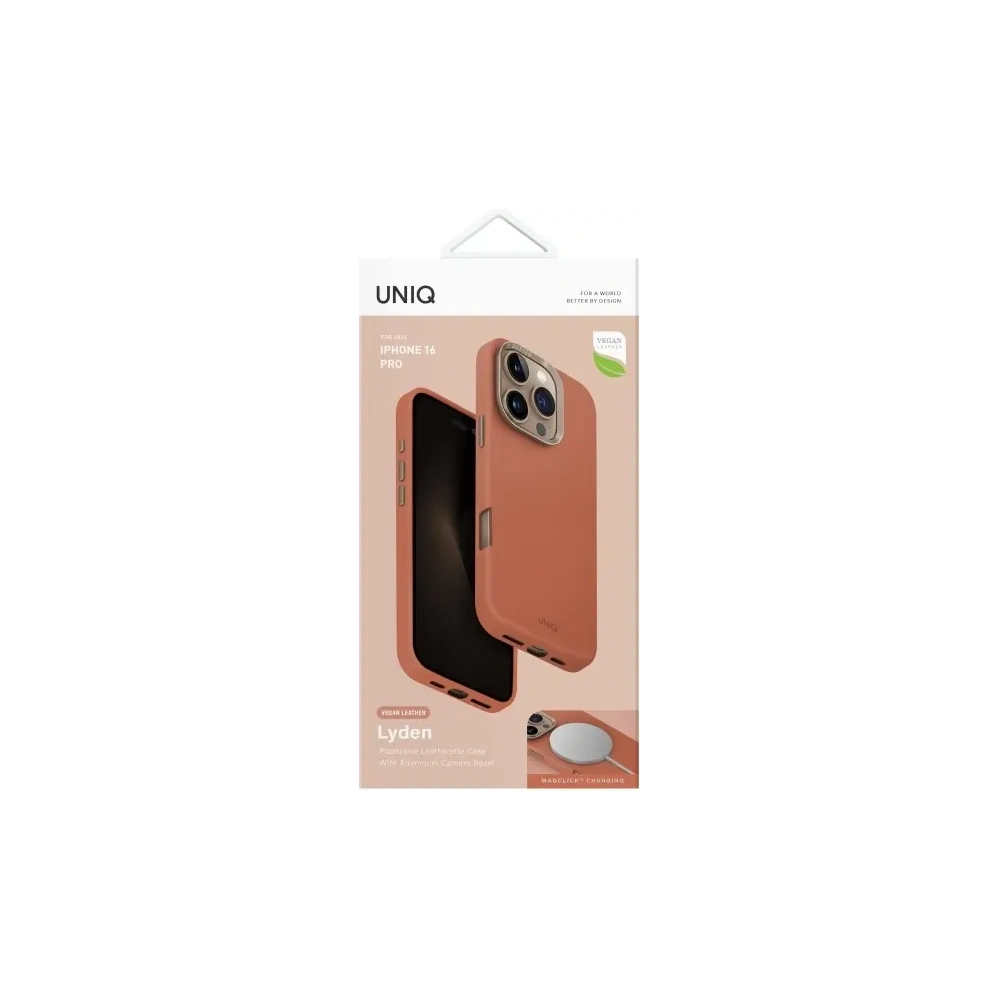 Etui UNIQ Lyden Apple iPhone 16 Pro MagClick Charging terracotta