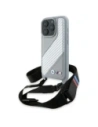 BMW BMHCP16X23PSCCG Apple iPhone 16 Pro Max Hardcase M Edition Carbon Stripe & Strap grau