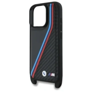 Kup Etui BMW BMHCP16X23PSVTK Apple iPhone 16 Pro Max hardcase M Edition Carbon Tricolor Lines & Strap černý/black - BMW764 - {ean13} - Sklep Home Screen