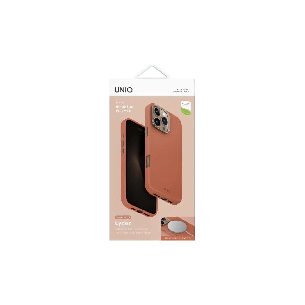 Etui UNIQ Lyden Apple iPhone 16 Pro Max MagClick Charging terracotta