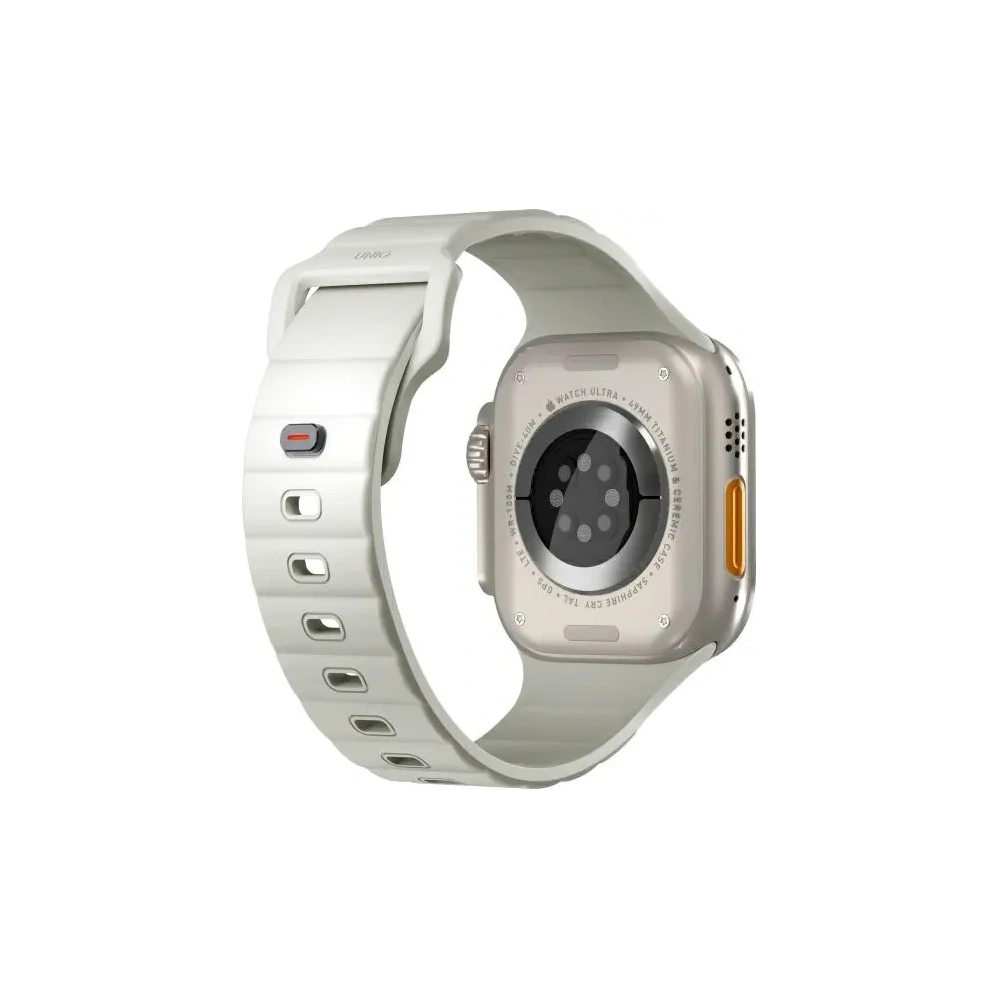 Pasek UNIQ Stride SE Apple Watch 6/7/SE/SE2/8/9/10/Ultra 1/2 44/45/49mm FKM Rubber Strap lume