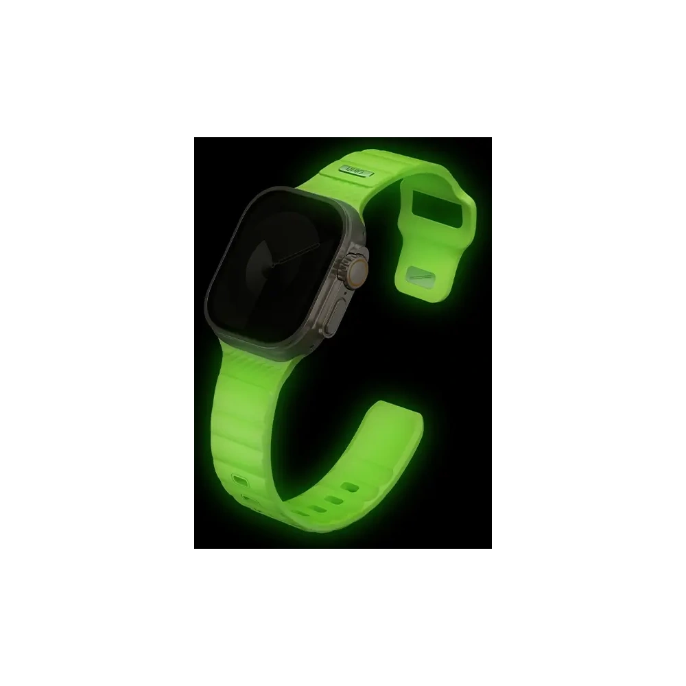 Pasek UNIQ Stride SE Apple Watch 6/7/SE/SE2/8/9/10/Ultra 1/2 44/45/49mm FKM Rubber Strap lume