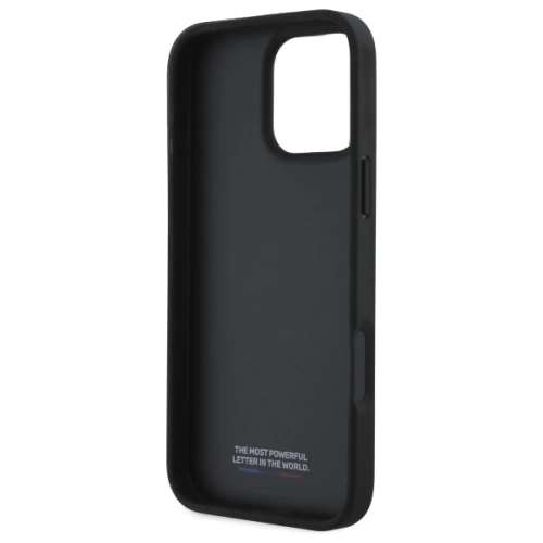 Buy BMW BMHCP16X23PUSRK Apple iPhone 16 Pro Max hardcase Smooth Rubber Logo black - BMW767 - {ean13} - Home Screen Store Europe