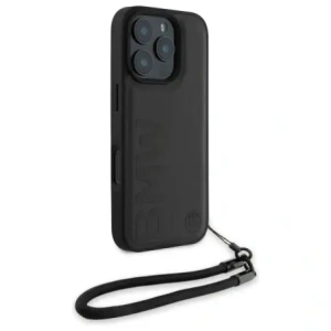Kup Etui BMW BMHCP16X23RMRLK Apple iPhone 16 Pro Max hardcase Signature Leather Wordmark Cord černý/black - BMW768 - {ean13} - Sklep Home Screen