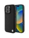 BMW BMHCP16XSLLBK Apple iPhone 16 Pro Max Hardcase Leder Heißprägung schwarz