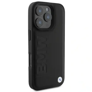 Kup BMW BMHCP16XSLLBK Apple iPhone 16 Pro Max Hardcase Leder Heißprägung schwarz - BMW769 - {ean13} - Sklep Home Screen