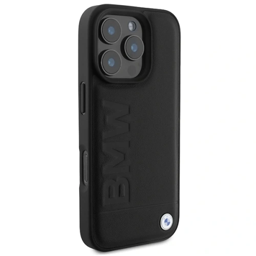 Kup BMW BMHCP16XSLLBK Apple iPhone 16 Pro Max Hardcase Leder Heißprägung schwarz - BMW769 - {ean13} - Sklep Home Screen