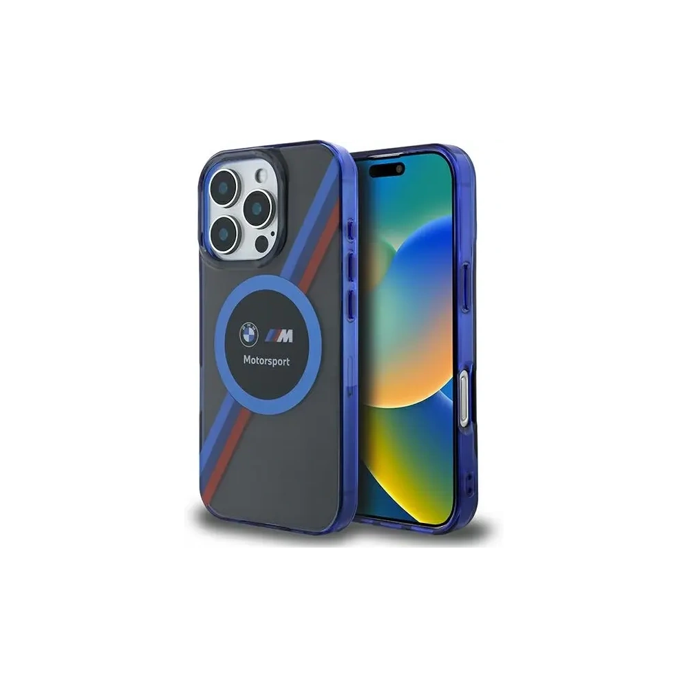 Etui BMW BMHMP16L23HTPUK Apple iPhone 16 Pro hardcase Motorsport IML Circle MagSafe czarny/black