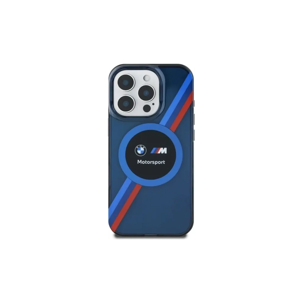 Etui BMW BMHMP16L23HTPUV Apple iPhone 16 Pro hardcase Motorsport IML Circle MagSafe granatowy/navy