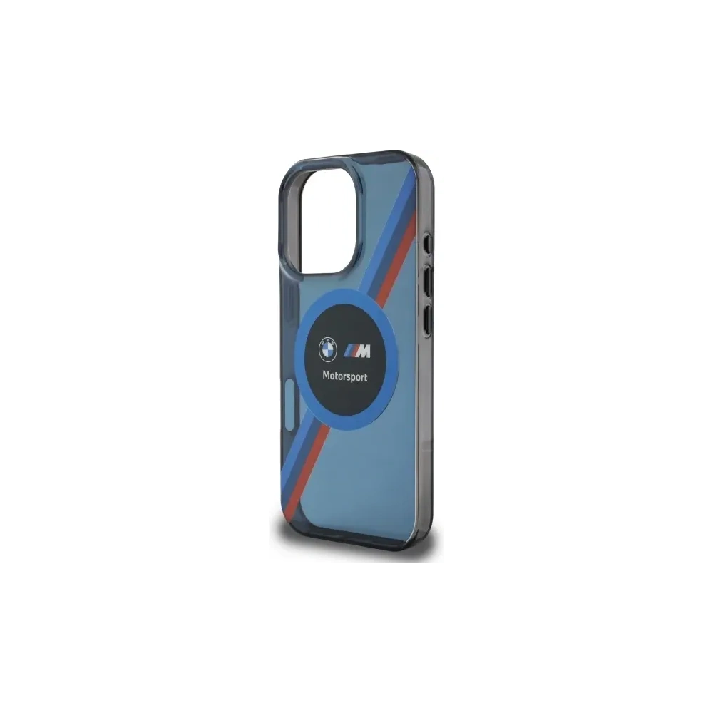 Etui BMW BMHMP16L23HTPUV Apple iPhone 16 Pro hardcase Motorsport IML Circle MagSafe granatowy/navy