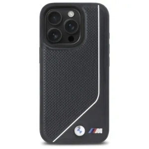 Kup Etui BMW BMHMP16L23PUCPK Apple iPhone 16 Pro hardcase M Perforated Twisted Line MagSafe černý/black - BMW773 - {ean13} - Sklep Home Screen