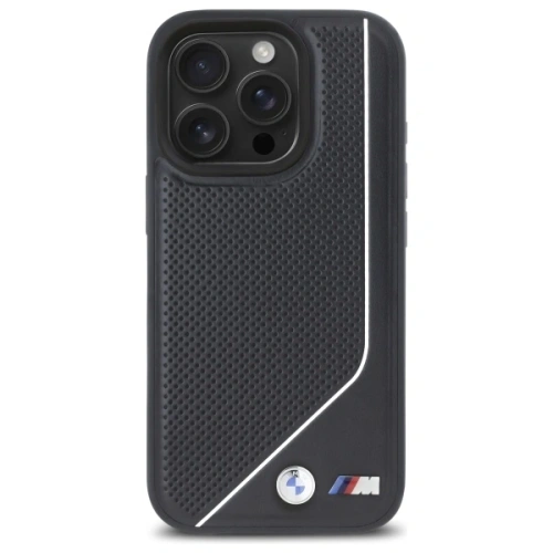 Kup Etui BMW BMHMP16L23PUCPK Apple iPhone 16 Pro hardcase M Perforated Twisted Line MagSafe czarny/black - BMW773 - {ean13} - Sklep Home Screen