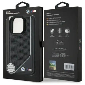 Kup Etui BMW BMHMP16L23PUCPK Apple iPhone 16 Pro hardcase M Perforated Twisted Line MagSafe černý/black - BMW773 - {ean13} - Sklep Home Screen