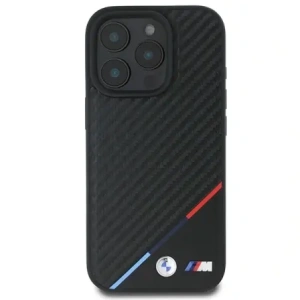 Kup Etui BMW BMHMP16L23PUDTK Apple iPhone 16 Pro hardcase M Carbon Tricolor Line MagSafe černý/black - BMW774 - {ean13} - Sklep Home Screen