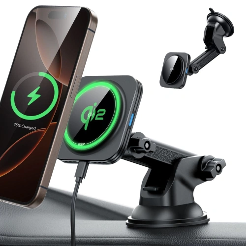 Kup ESR Halolock Magnetic Magsafe Suport auto pentru încărcător wireless Dashboard Qi2 15W Negru - ESR869 - {ean13} - Sklep Home Screen
