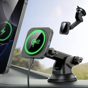 Buy ESR Halolock Magnetic Magsafe Dashboard Car Mount Wireless Charger Qi2 15W Black - ESR869 - {ean13} - Home Screen Store Europe
