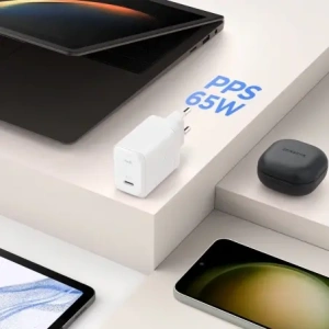 Kup Spigen Arcstation Pro GaN-651 Încărcător de rețea USB-C 65W + Cablu USB-C Alb - SPN16565 - {ean13} - Sklep Home Screen