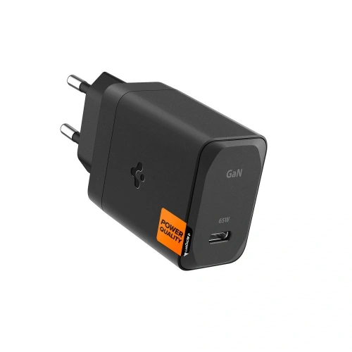 Kup Spigen Arcstation Pro GaN-651 USB-C Netzwerk-Ladegerät 65W + USB-C-Kabel Schwarz - SPN16566 - {ean13} - Sklep Home Screen