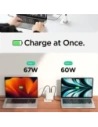 Buy Spigen Arcstation Pro GaN-1402 2xUSB-C Network Charger 140W White - SPN16567 - {ean13} - Home Screen Store Europe