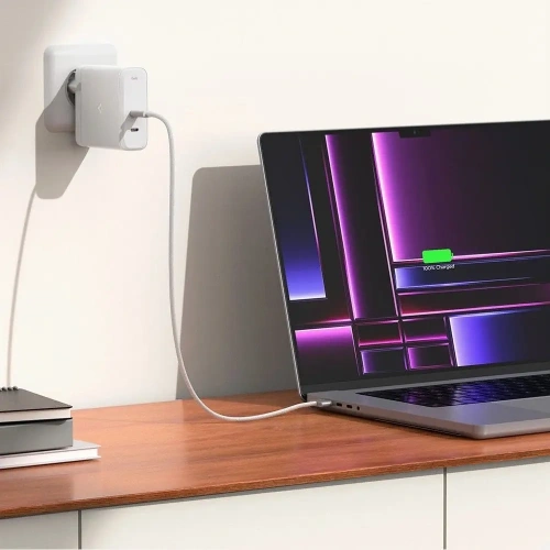 Kup Síťová nabíječka Spigen Arcstation Pro GaN-1402 2xUSB-C Síťová nabíječka 140W Bílá - SPN16567 - {ean13} - Sklep Home Screen