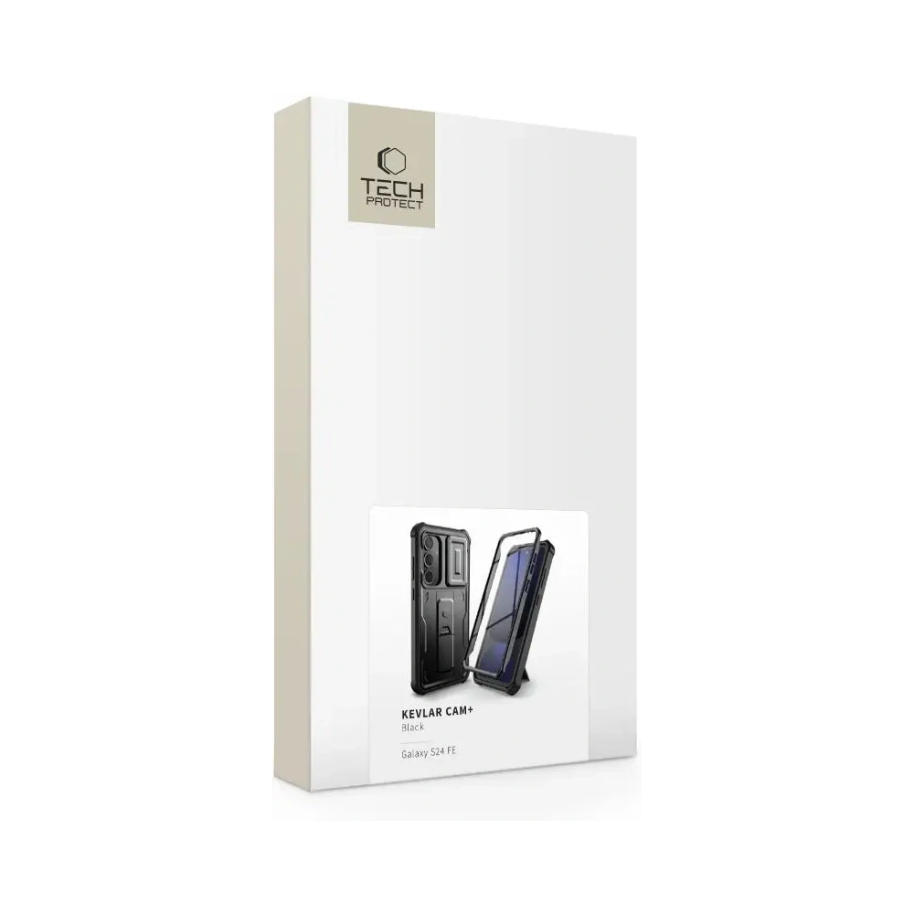 Etui Tech-Protect Kevlar Cam+ Samsung Galaxy S24 FE Black