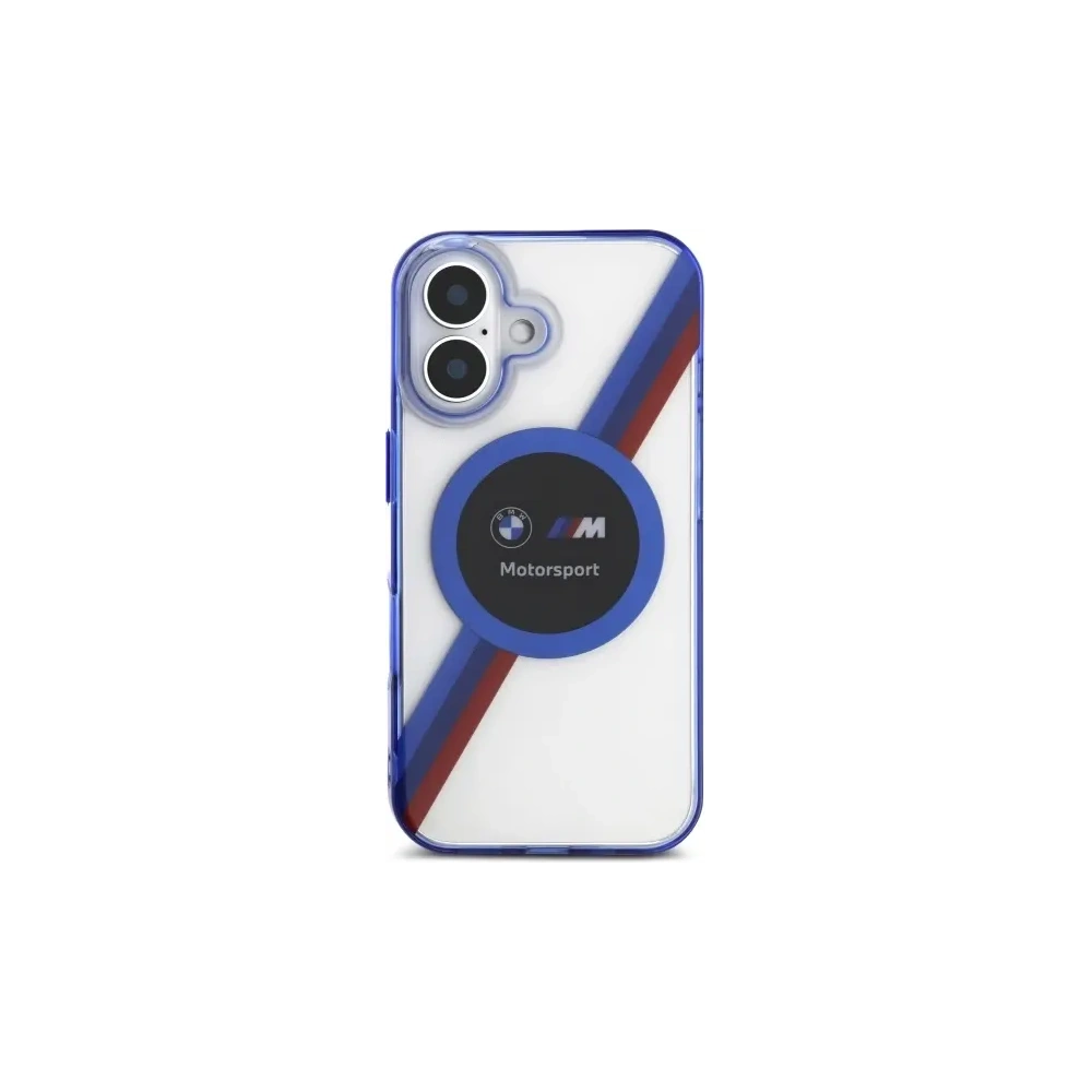 Etui BMW BMHMP16S23HTPUT Apple iPhone 16 hardcase Motorsport IML Circle MagSafe przezroczysty/transparent