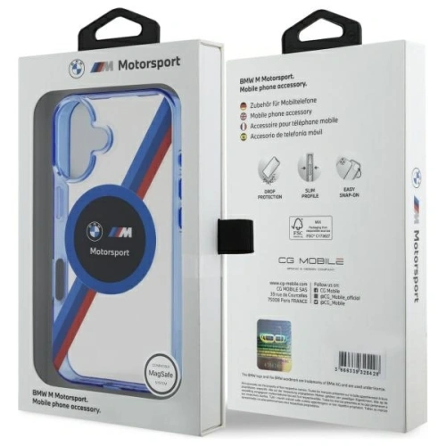 Kup Etui BMW BMHMP16S23HTPUT Apple iPhone 16 hardcase Motorsport IML Circle MagSafe przezroczysty/transparent - BMW779 - {ean13} - Sklep Home Screen