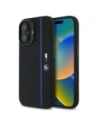 Kup Etui BMW BMHMP16S23SHEB Apple iPhone 16 hardcase Silicone Hexagon Blue Line MagSafe czarny/black - BMW780 - {ean13} - Sklep Home Screen