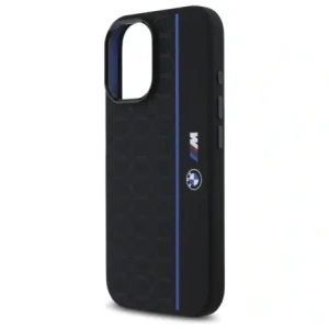Kup Etui BMW BMHMP16S23SHEB Apple iPhone 16 hardcase Silicone Hexagon Blue Line MagSafe černá/black - BMW780 - {ean13} - Sklep Home Screen
