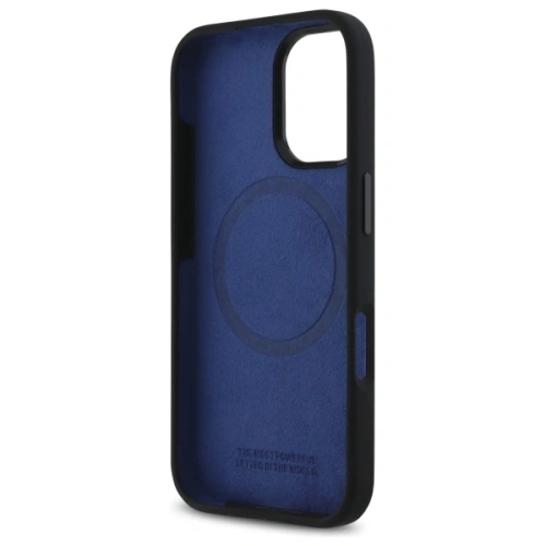 Kup Etui BMW BMHMP16S23SHEB Apple iPhone 16 hardcase Silicone Hexagon Blue Line MagSafe czarny/black - BMW780 - {ean13} - Sklep Home Screen