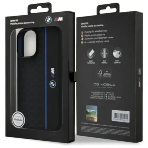 Kup Etui BMW BMHMP16S23SHEB Apple iPhone 16 hardcase Silicone Hexagon Blue Line MagSafe černá/black - BMW780 - {ean13} - Sklep Home Screen