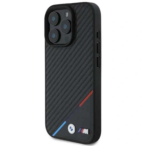 Kup Etui BMW BMHMP16X23PUDTK Apple iPhone 16 Pro Max hardcase M Carbon Tricolor Line MagSafe černý/black - BMW783 - {ean13} - Sklep Home Screen